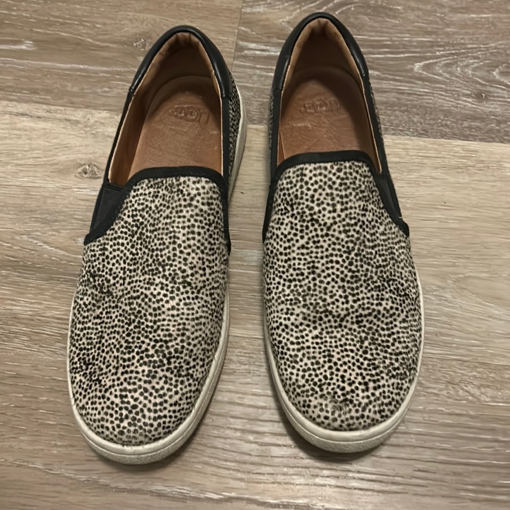 Ugg animal print calf hair sneakers
